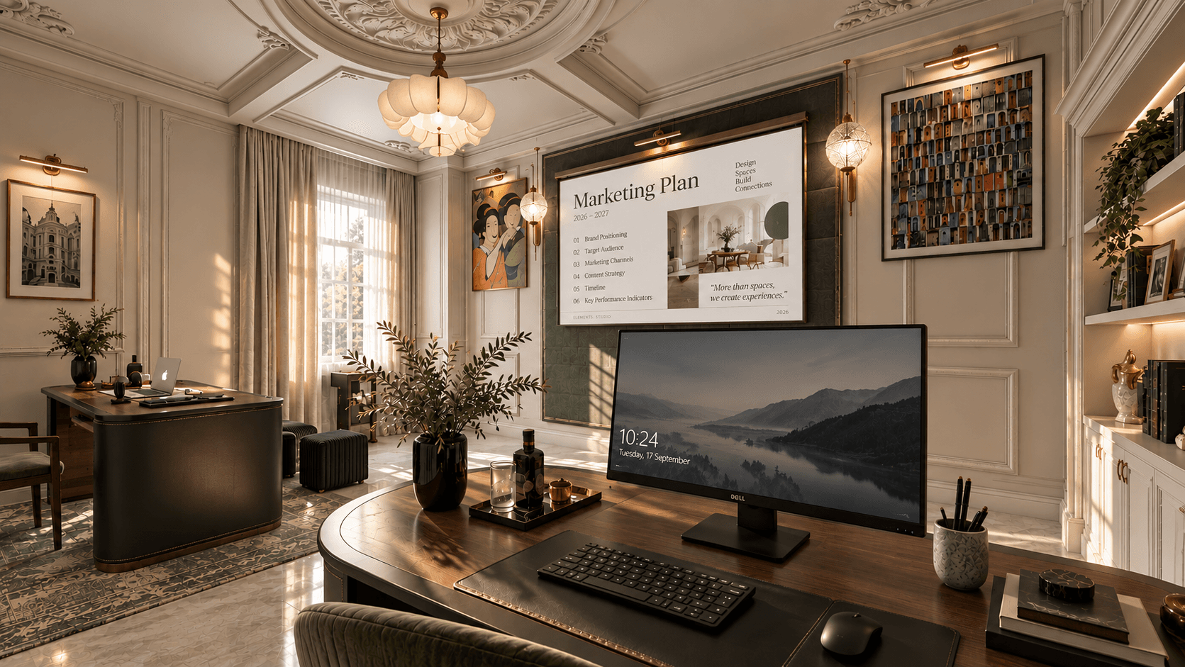 Completed shared office fit-out in Dubai